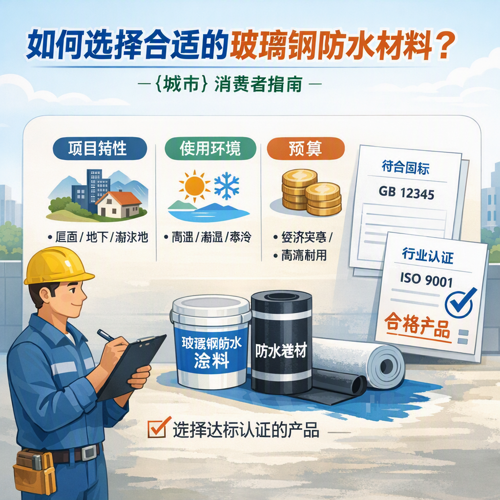 如何判定玻璃钢防水材料的合格标准? 五家渠 消费者指南