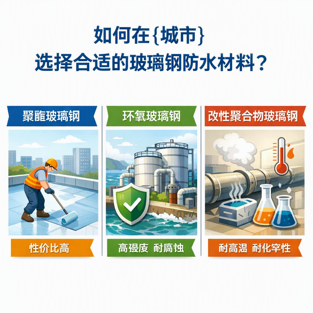 如何在五家渠选择合适的玻璃钢防水材料?