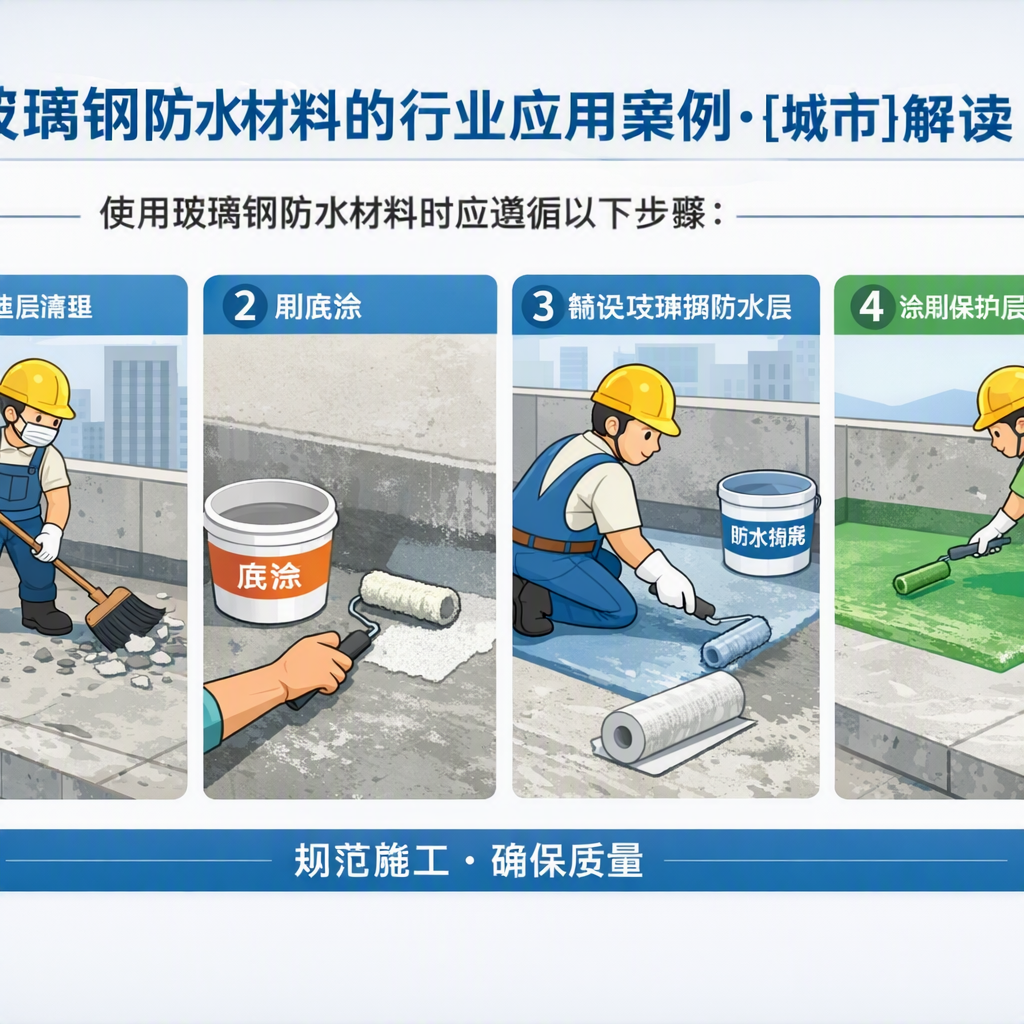 玻璃钢防水材料的行业应用案例,五家渠解读