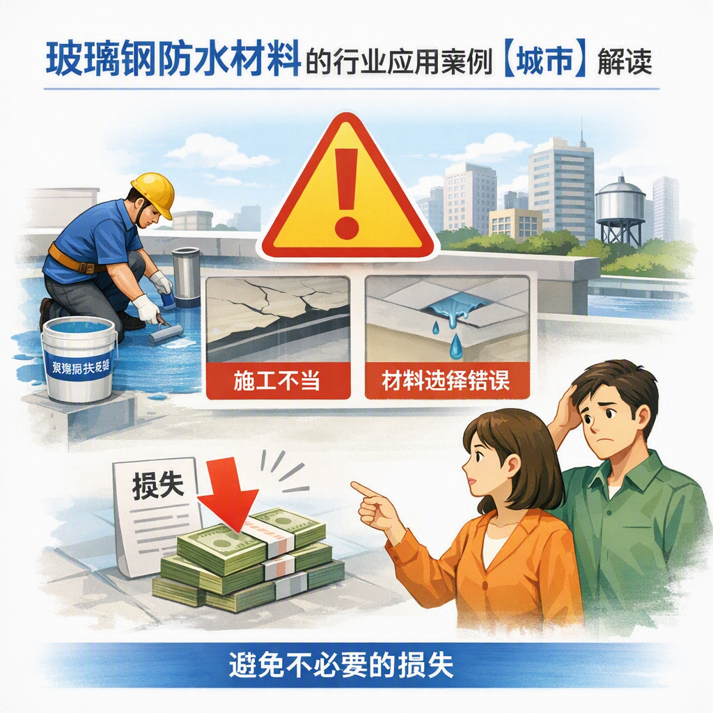 玻璃钢防水材料的行业应用案例,五家渠解读