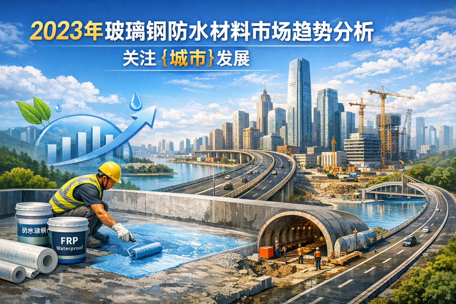 2023年玻璃钢防水材料市场趋势分析,关注 五家渠 发展