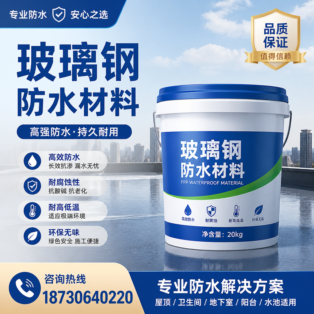 了解玻璃钢防水材料的市场趋势,五家渠 企业不可不知